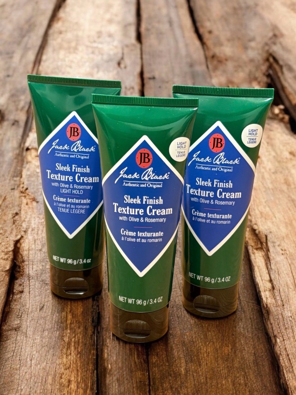 Jack Black Set of 3 Sleek Finish Texture Hair Cream